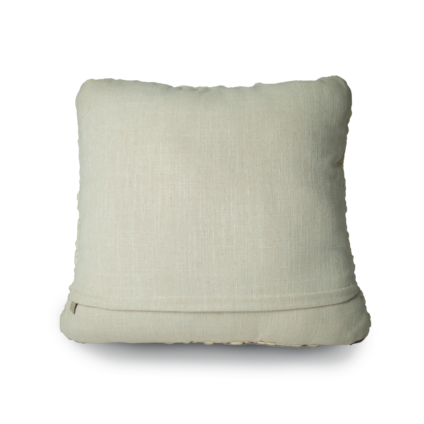 Almofada Tricô Fio Irreg Merino Cru