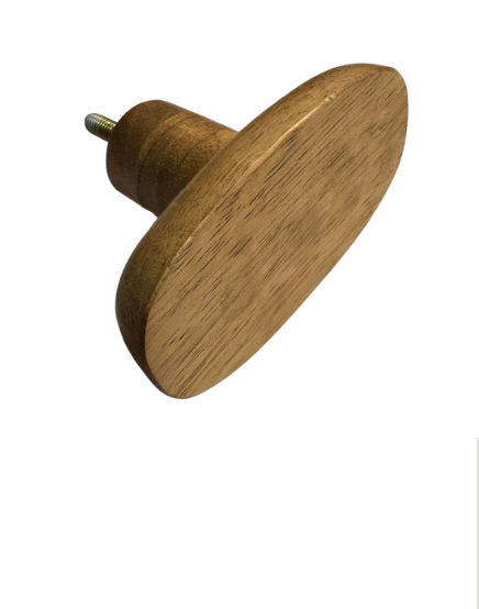 Pendurador Madeira Oval Pequeno