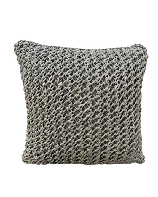 Almofada Náutico Prata Twist Nós